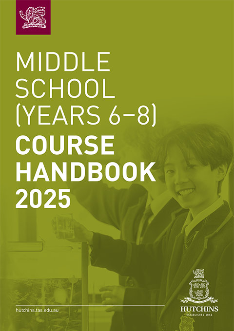 Cover – Middle School Course Handbook 2025